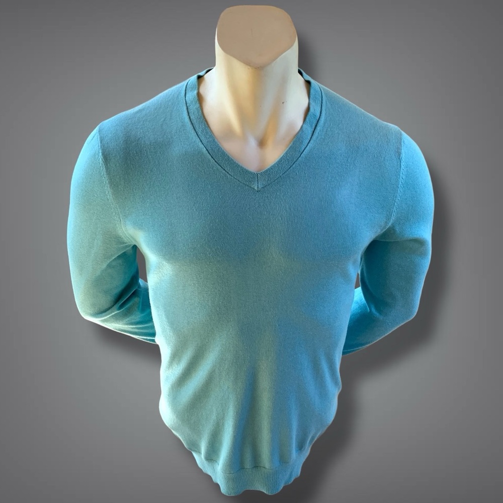 Banana Republic Silk Cotton Cashmere V Neck Pullover Sweater L